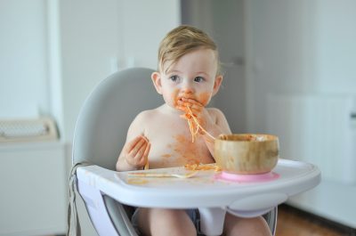 Baby eating