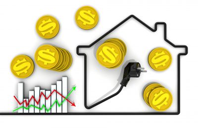 Changes in tariffs for electricity. Concept