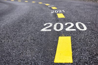 2020 happy new year concept